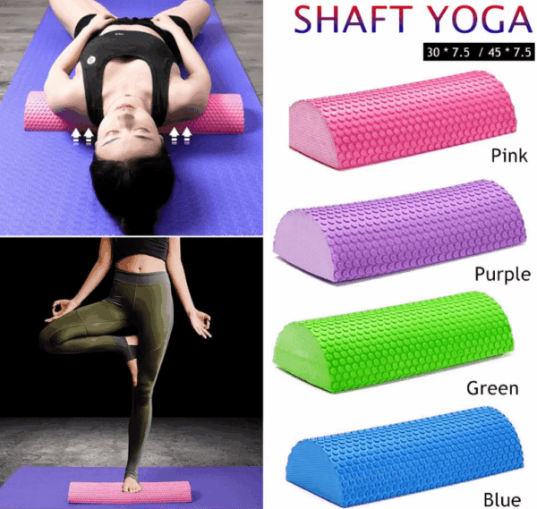Lightweight EVA Foam Roller – Ideal for Yoga, Pilates & Self-Massage 1 Lightweight EVA Foam Roller – Ideal for Yoga, Pilates & Self-Massage