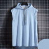 Women's Sleeveless Hooded Yoga Shirt – Quick Dry and Breathable Sportswear for Fitness