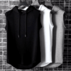 Women's Sleeveless Hooded Yoga Shirt – Quick Dry and Breathable Sportswear for Fitness