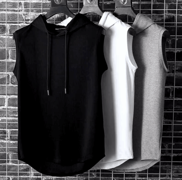 Women's Sleeveless Hooded Yoga Shirt – Quick Dry and Breathable Sportswear for Fitness